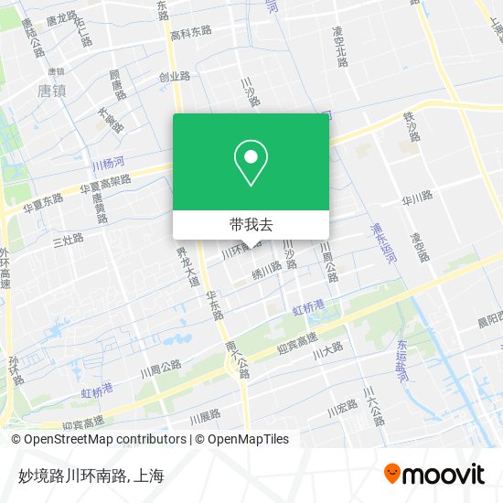 妙境路川环南路地图