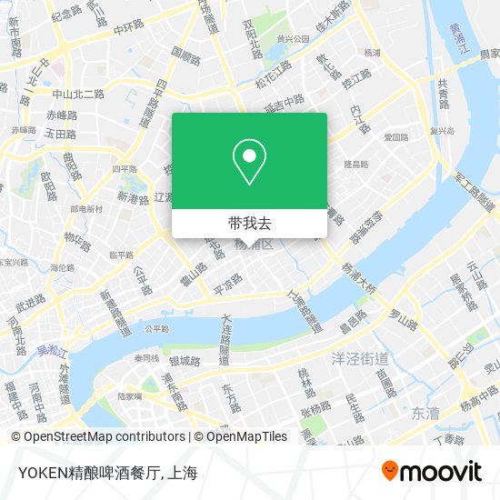 YOKEN精酿啤酒餐厅地图