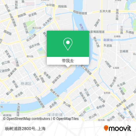 杨树浦路2800号地图