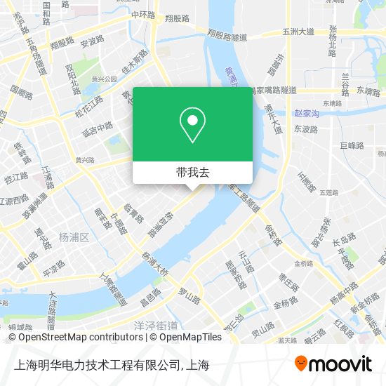 上海明华电力技术工程有限公司地图