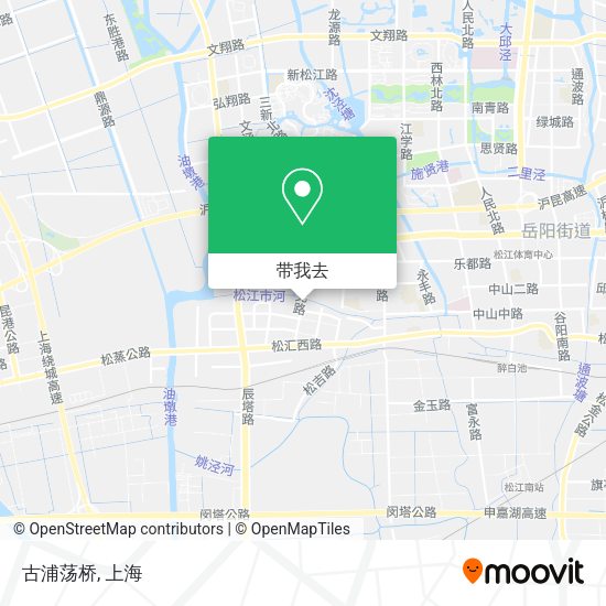 古浦荡桥地图