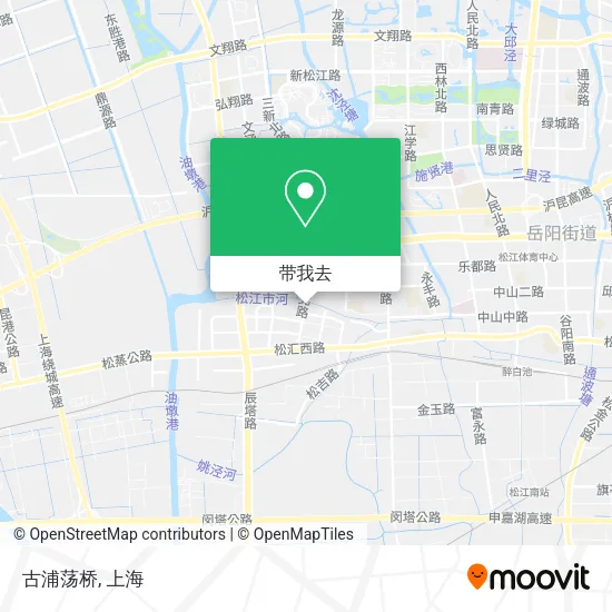 古浦荡桥地图