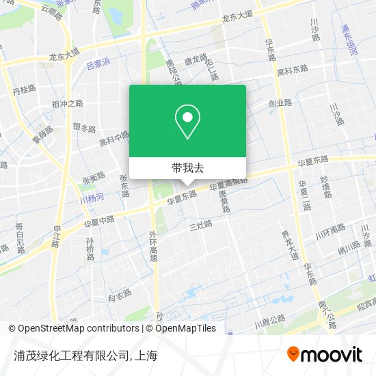 浦茂绿化工程有限公司地图
