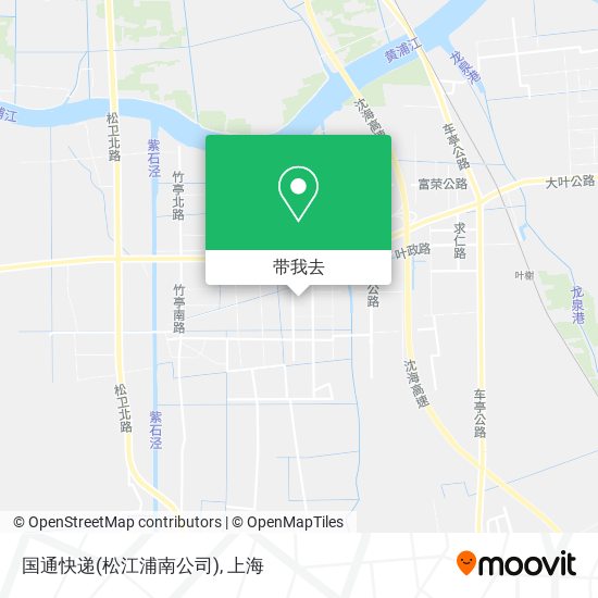 国通快递(松江浦南公司)地图