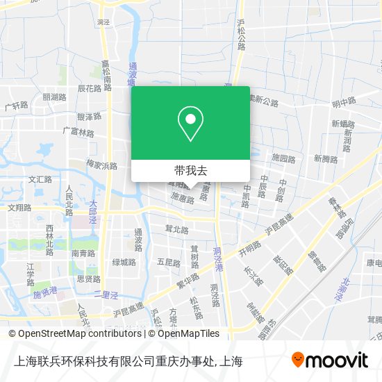 上海联兵环保科技有限公司重庆办事处地图