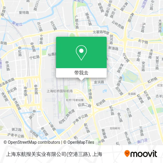 上海东航报关实业有限公司(空港三路)地图