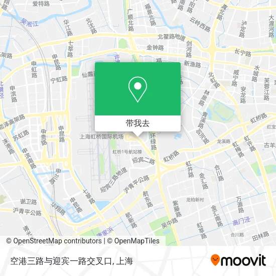 空港三路与迎宾一路交叉口地图