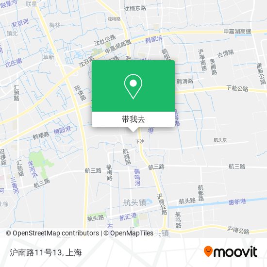沪南路11号13地图