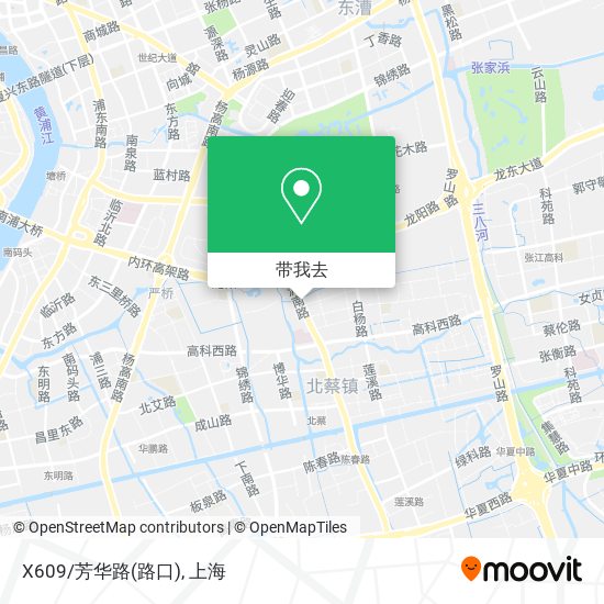 X609/芳华路(路口)地图