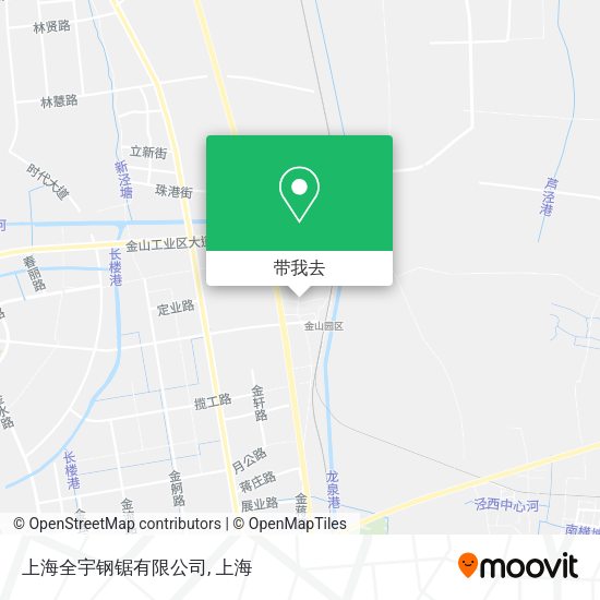 上海全宇钢锯有限公司地图