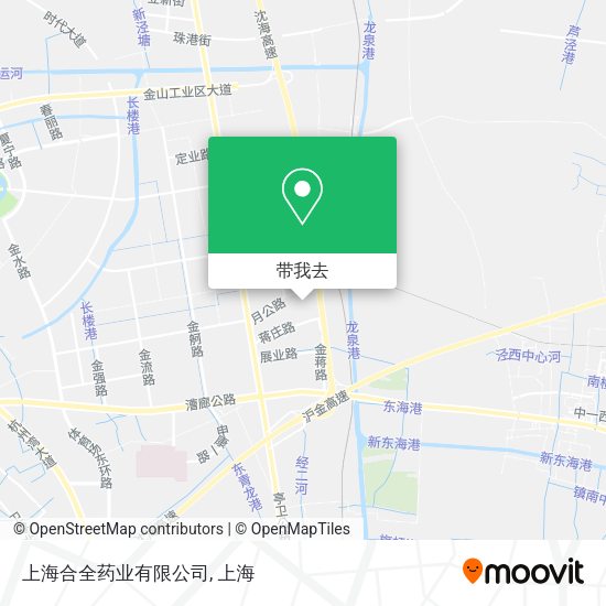 上海合全药业有限公司地图