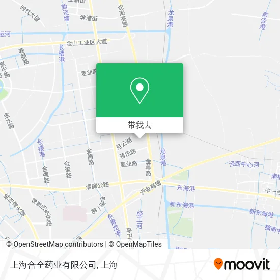上海合全药业有限公司地图