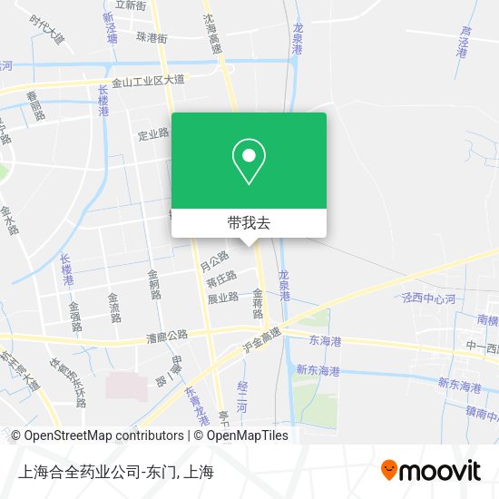上海合全药业公司-东门地图