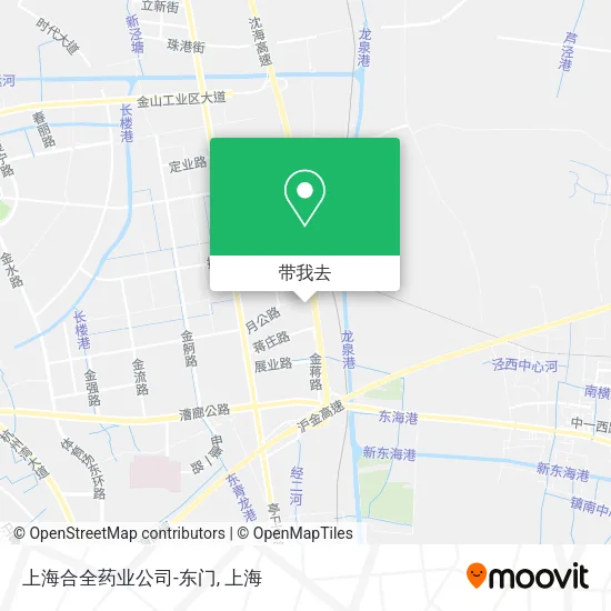 上海合全药业公司-东门地图