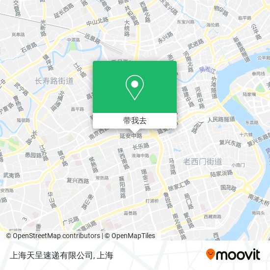 上海天呈速递有限公司地图