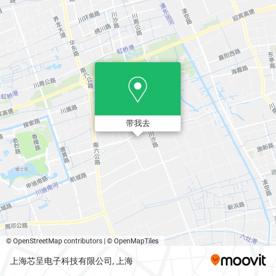 上海芯呈电子科技有限公司地图