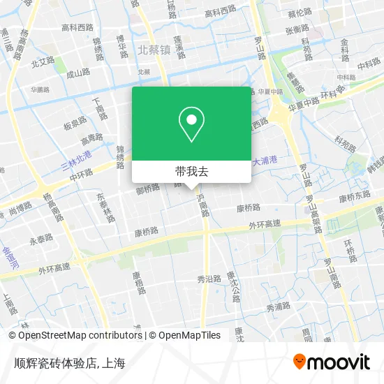 顺辉瓷砖体验店地图
