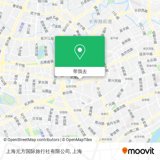 上海元方国际旅行社有限公司地图