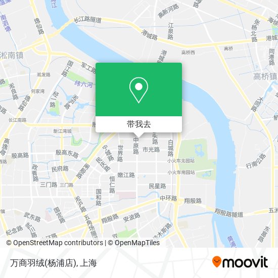 万商羽绒(杨浦店)地图