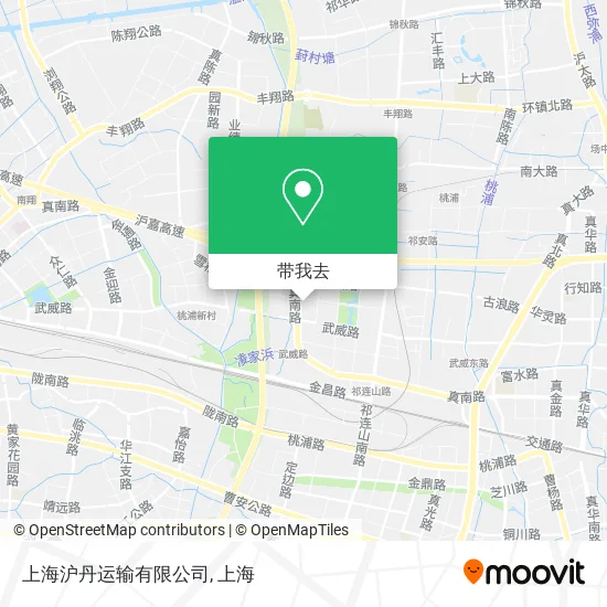 上海沪丹运输有限公司地图