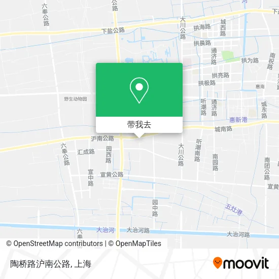陶桥路沪南公路地图
