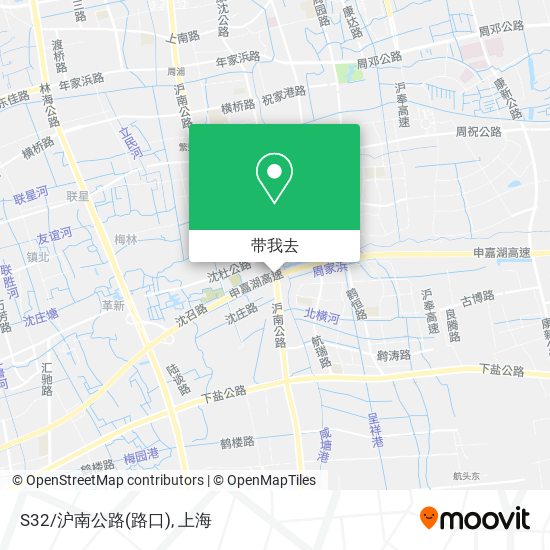 S32/沪南公路(路口)地图