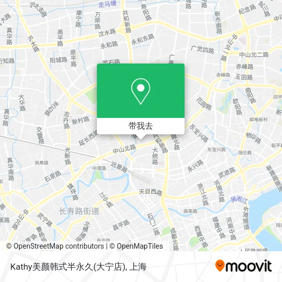 Kathy美颜韩式半永久(大宁店)地图
