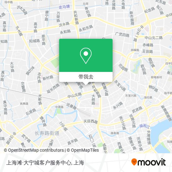 上海滩·大宁城客户服务中心地图
