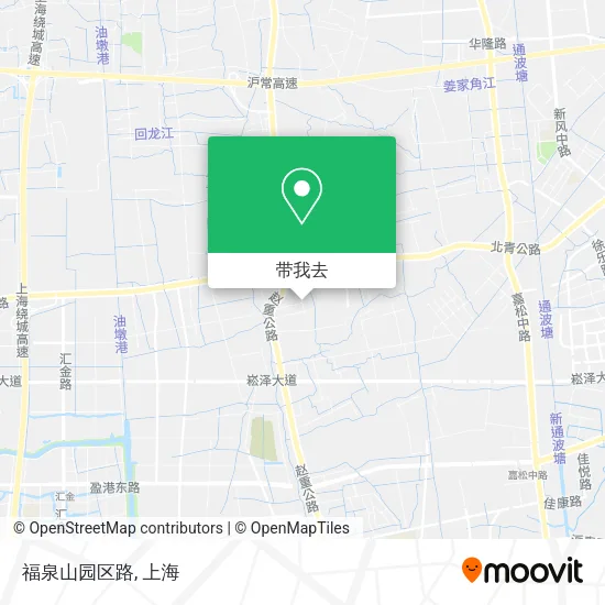 福泉山园区路地图