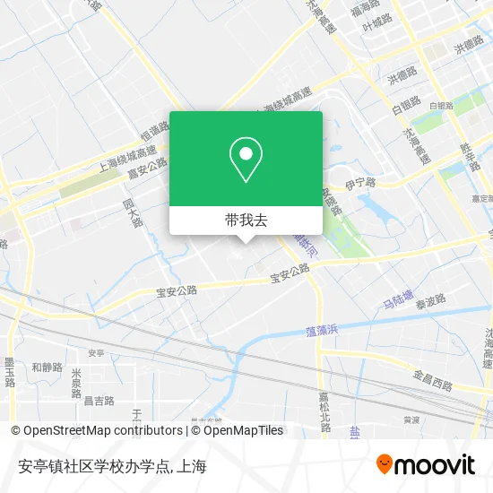 安亭镇社区学校办学点地图