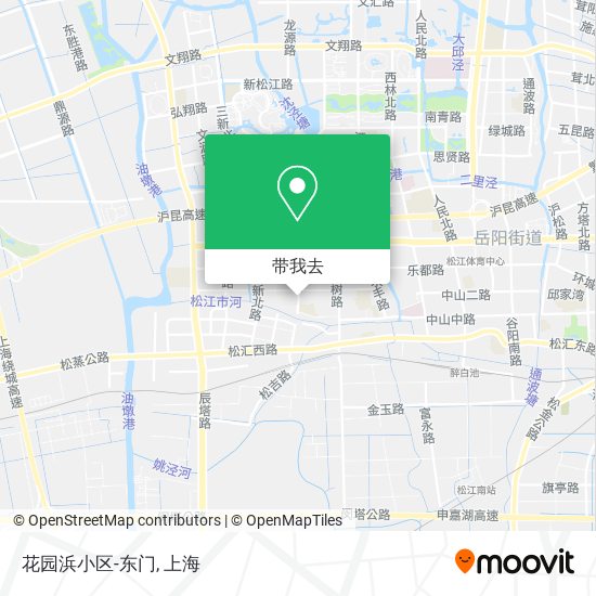 花园浜小区-东门地图