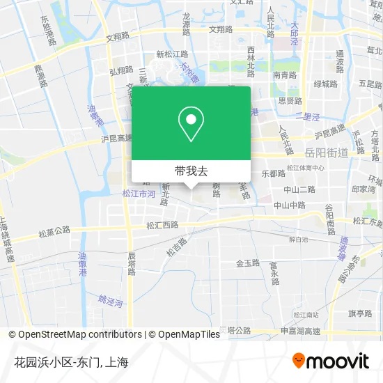 花园浜小区-东门地图