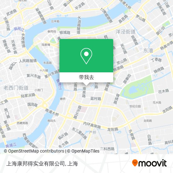 上海康邦得实业有限公司地图