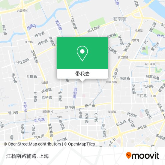 江杨南路辅路地图
