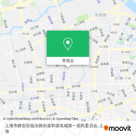 上海市静安区临汾路街道和源名城第一居民委员会地图