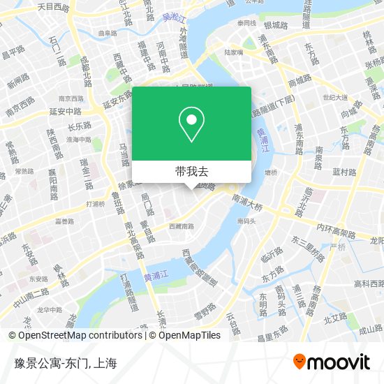 豫景公寓-东门地图