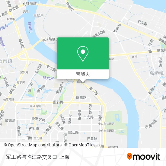 军工路与临江路交叉口地图