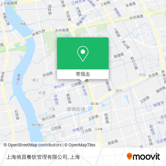 上海侑昌餐饮管理有限公司地图