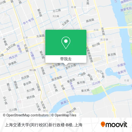 上海交通大学(闵行校区)新行政楼-B楼地图