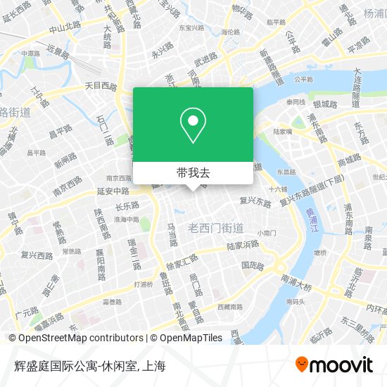 辉盛庭国际公寓-休闲室地图