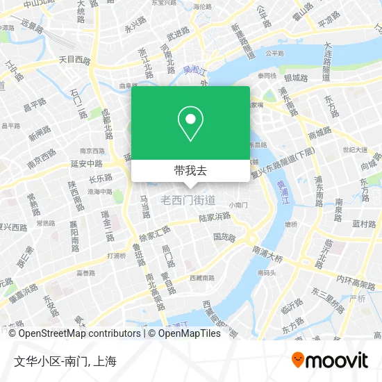 文华小区-南门地图