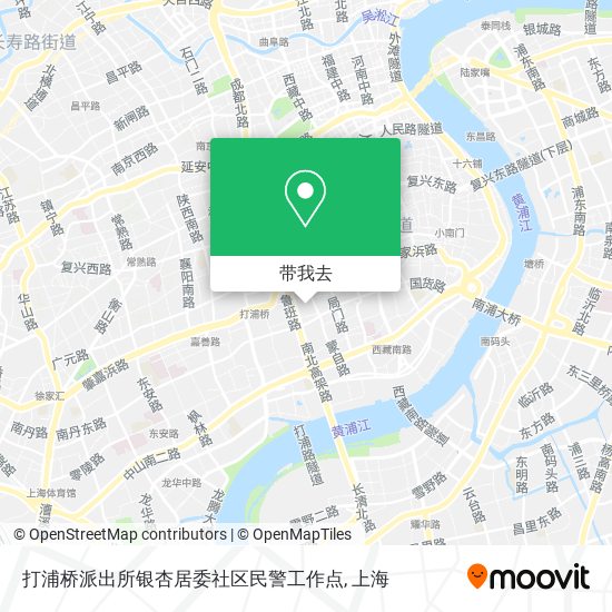 打浦桥派出所银杏居委社区民警工作点地图
