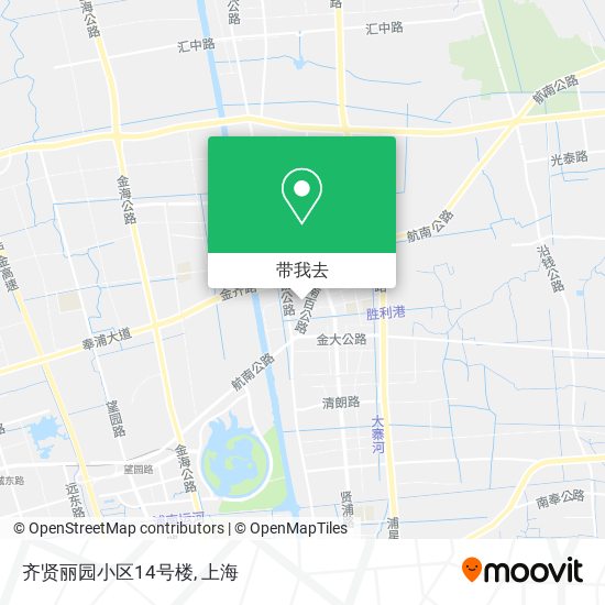 齐贤丽园小区14号楼地图