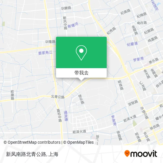 新凤南路北青公路地图