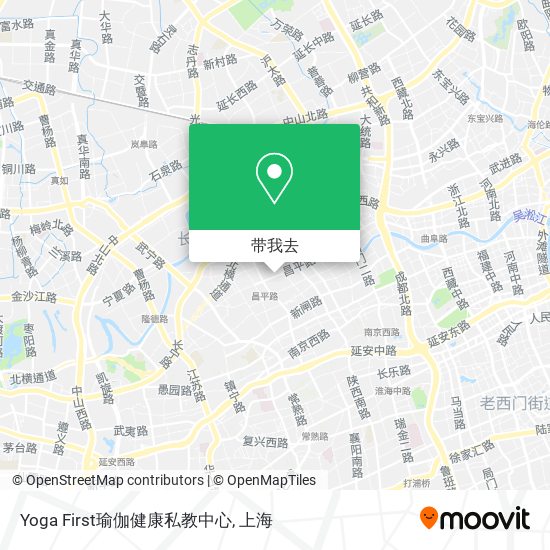 Yoga First瑜伽健康私教中心地图