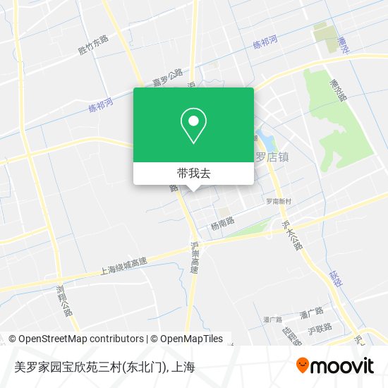 美罗家园宝欣苑三村(东北门)地图