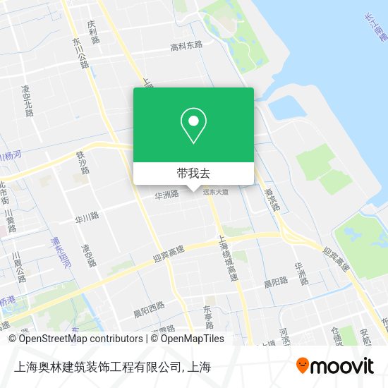 上海奥林建筑装饰工程有限公司地图