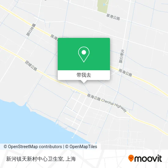 新河镇天新村中心卫生室地图
