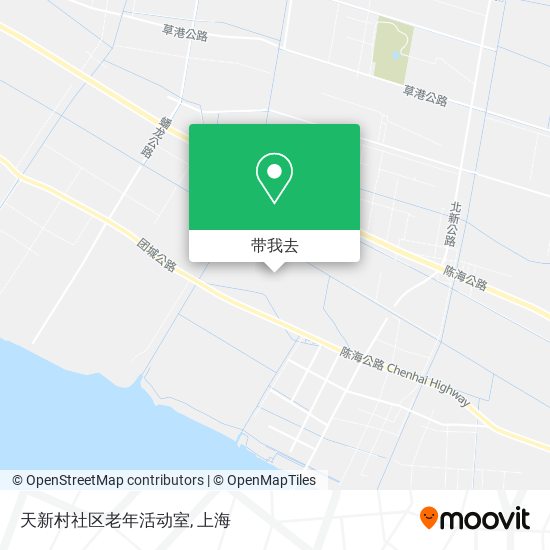 天新村社区老年活动室地图