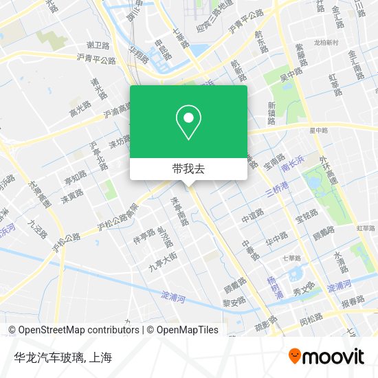 华龙汽车玻璃地图